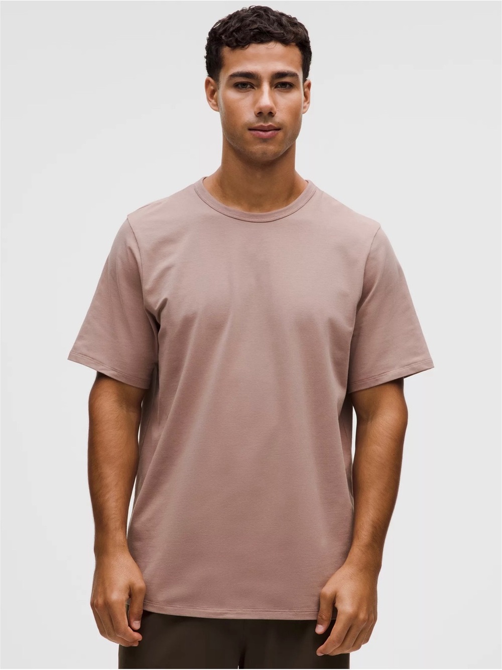 Lululemon “Organic Cotton Classic-Fit T-shirt” ashy brown t-shirt (medium)
